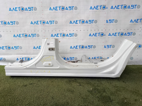 Body threshold metal left Toyota Highlander 08-13 sawed off, white, butt