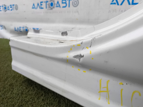 Body threshold metal left Toyota Highlander 08-13 sawed off, white, butt