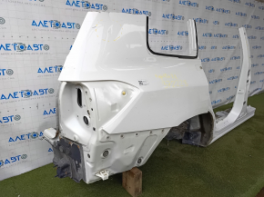 Quarter wing rear right Toyota Highlander 08-13 white, with central pillar, dented