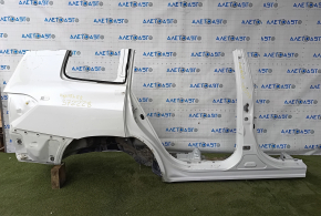 Quarter wing rear right Toyota Highlander 08-13 white, with central pillar, dented