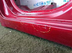 Quarter wing rear right Hyundai Elantra AD 17-20 red, with central pillar, pokes