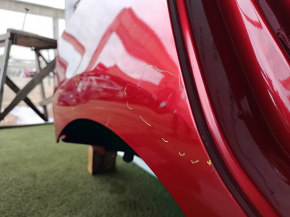 Quarter wing rear right Hyundai Elantra AD 17-20 red, with central pillar, pokes
