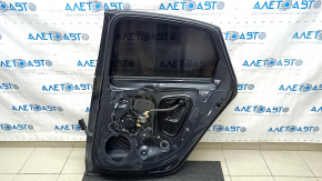 Door assembly rear right Audi A4 B9 17-19 graphite LX7L, keyless, bumpers
