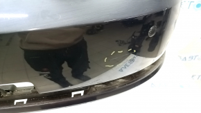 Bare rear bumper Audi A4 B9 18- S-Line for 4 parking sensors, with central mount, graphite, scratches, broken mount