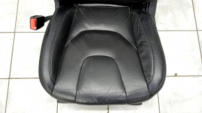 Driver's seat Ford Edge 15- without airbag, electric, heating, ventilation, leather black, Titanium, cracks, scratches