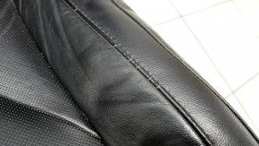 Driver's seat Ford Edge 15- without airbag, electric, heating, ventilation, leather black, Titanium, cracks, scratches