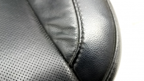 Driver's seat Ford Edge 15- without airbag, electric, heating, ventilation, leather black, Titanium, cracks, scratches