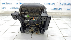 Driver's seat Ford Edge 15- without airbag, electric, heating, ventilation, leather black, Titanium, cracks, scratches