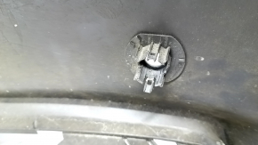 Bare front bumper Audi A4 B9 17-19 S-Line graphite, without washers, for 4 parking sensors, parking sensor mounts are broken
