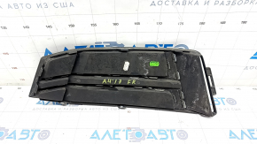 Front bumper grille right Audi A4 B9 17-19 s-line, without radar, light chrome, sand