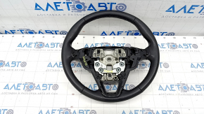 Naked steering wheel Ford Edge 19 - leather black, worn, scratches