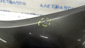 Front bumper bare Ford Edge 19 - graphite, for parking sensors, without towing hook, scratches