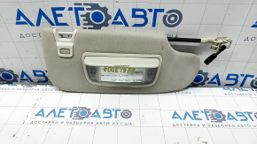 Right visor Ford Edge 15 - gray, with backlight, without hook, without plug
