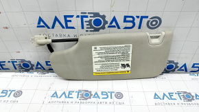 Right visor Ford Edge 15 - gray, with backlight, without hook, without plug