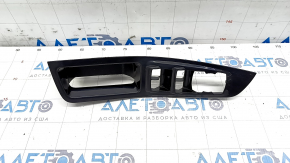 Front left window lift control trim Ford Edge 15 - black, glossy, scratches