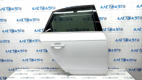 Door assembly rear right Audi A4 B8 08-16 sedan, white LS9R, keyless