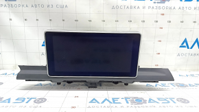 Monitor, display, navigation Audi A4 B9 17- 8.2" with bracket, scratch, cracks, coating swelled