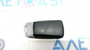 Key smart Audi A4 B9 17-type 1, 4 buttons, worn, scratches, chrome is used