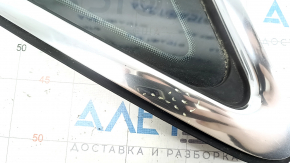 Window blind glass rear right Audi A4 B9 17-19 chrome, scratches on chrome