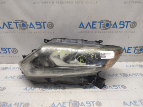 Headlight front left Nissan Rogue 14-16 bare LED, for polishing
