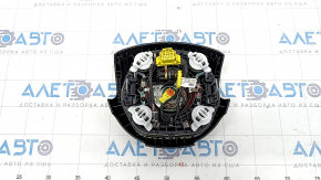 Airbag in steering wheel driver Audi A4 B8 13-16 rest, black, chrome peeled, scratch