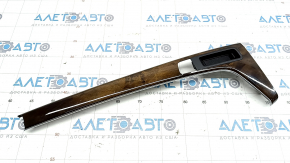 Audi A4 B9 17-19 center console trim wood grain, scratches