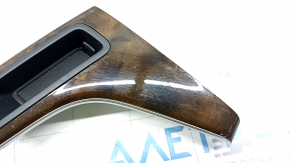 Audi A4 B9 17-19 center console trim wood grain, scratches