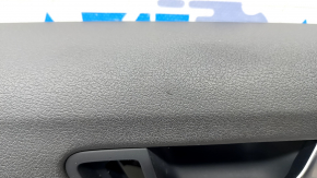 Door trim card front right Audi A4 B8 13-16 rest black with beige insert leather, armrest leather, molding under the tree structure, sedan, break crepe, break mesh, scratch