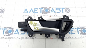 Door handle inner rear left Audi A4 B8 13-16 rest, gray