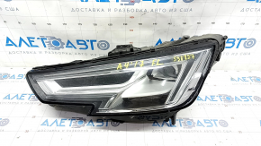 Front left headlight complete Audi A4 B9 17-19 Full LED, sand, cobweb