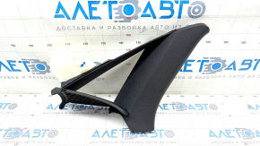Rear window trim left Audi A4 B9 17 - black, worn