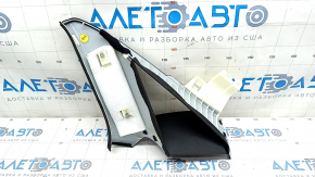 Rear window trim left Audi A4 B9 17 - black, worn
