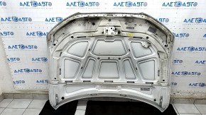 Bare hood Audi A4 B8 13-16 rest steel, white LS9R, dents, bumps