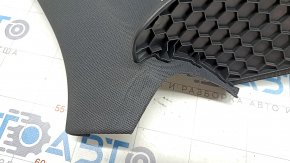 Right rear window trim Audi A4 B9 17 - black, worn, broken fasteners