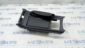 Center console trim with cup holders Mazda 6 13-15 black, scratches