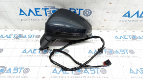 Side mirror left Audi A4 B9 17-19 15 pins, graphite, turn signal, auto-dimming, for memory, BSM, sand