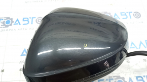 Side mirror left Audi A4 B9 17-19 15 pins, graphite, turn signal, auto-dimming, for memory, BSM, sand