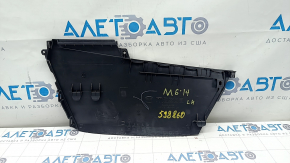Center console trim side left Mazda 6 13-15 black, plastic turned white, scratches