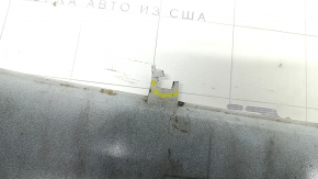 Bare front bumper Audi A4 B8 13-16 rest, white, under headlight washers, dent, scratches, broken fasteners