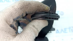 Driver's seat belt Audi A4 B8 08-16 black, cracks