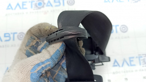 Driver's seat belt Audi A4 B8 08-16 black, cracks