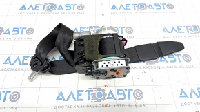 Passenger seat belt Audi A4 B8 08-16 black, cracks