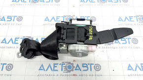 Passenger seat belt Audi A4 B8 08-16 black, cracks