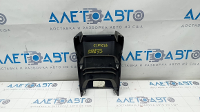 Rear center console trim Honda Civic X FC 16-21 black, scratches