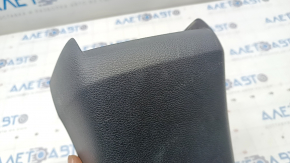 Rear center console trim Honda Civic X FC 16-21 black, scratches