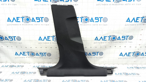 Center pillar trim lower left Audi A4 B9 17- black, scratches