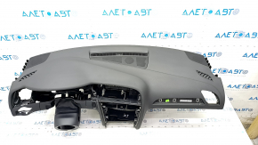 Torpedo front panel with AIRBAG Audi A4 B8 13-16 black rest