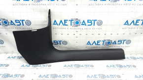 Door sill trim inner front right Audi A4 B9 17- black, scratches