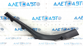 Door sill trim inner rear left Audi A4 B9 17- black, scratches