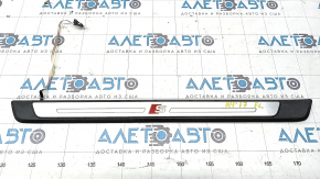 Door sill trim outer front left Audi A4 B9 17- S-Line with backlight, scratches, broken guide, bumps